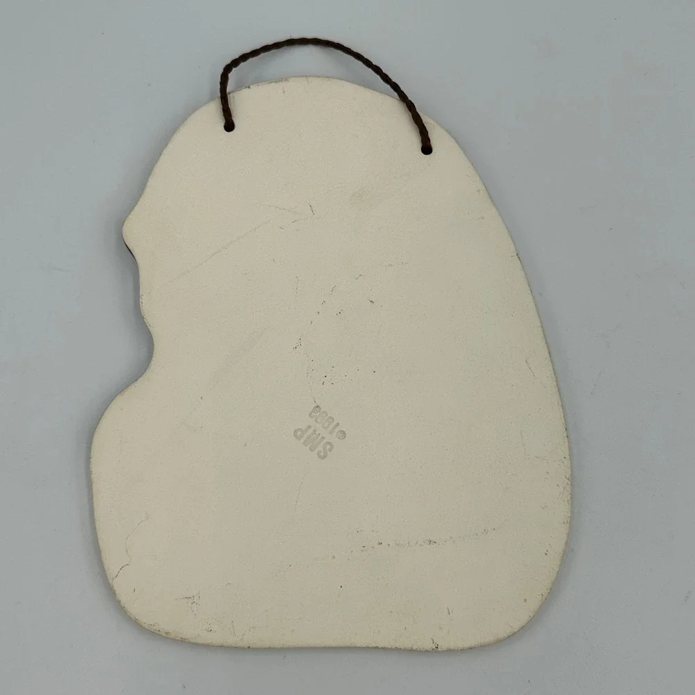 Vintage SMP 1993 Ceramic Cat Wall Plaque‎ 
